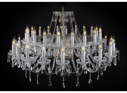 Kristall Lüster Hängeleucht Bohemia Lampe Plafongluucht