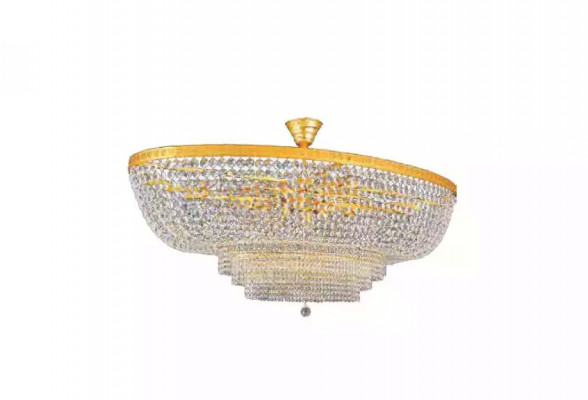 Plafongsliichter Luxus Kronluichter Plafongslamp Lustergold Kristalllamp.