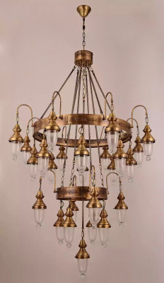 Hängeleuchte Kronleuchter Lampe Kristalllampe Plafonnière Luuchten 120x250