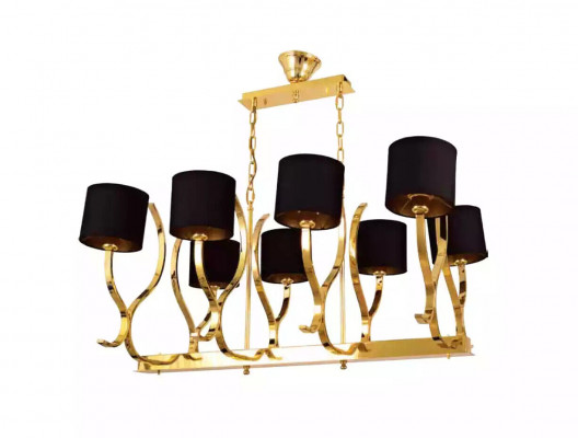 Krouneliichter Plafongsliichter XXL Luucht Gold Plafongslampe Lüster Metall