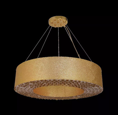 Krouneliichter Modern Gold Wunnzëmmer Beliichtung Plafongliicht Lampe