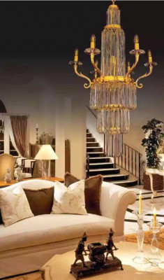 Krounluuchte Modern Hängluuchte Plafongsliicht Luxus Luster Vestibul