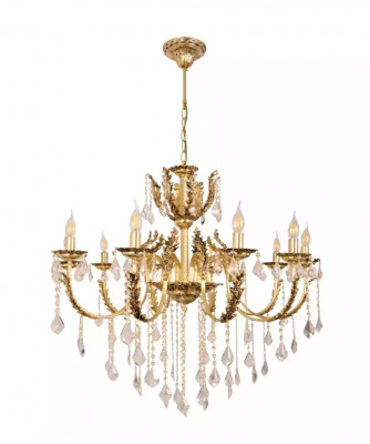 Pendantleuchte Lüster Lampe Kristalllampe Plafonnéier Lampe 97x130