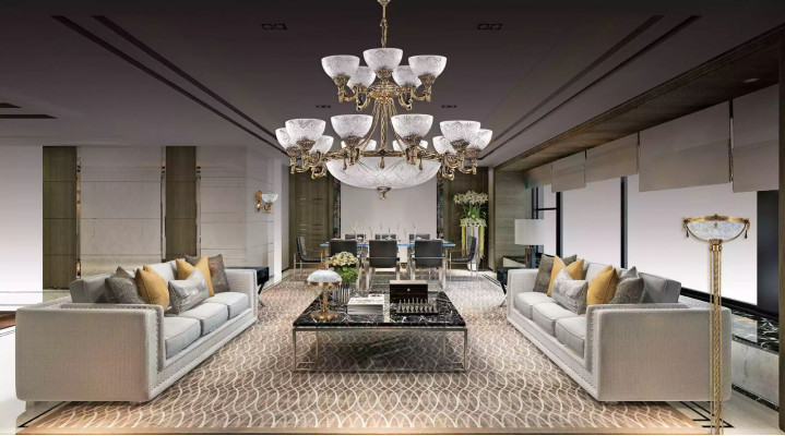 Luuchte Hänkluucht Lustersch Kristallluucht Plafongsliicht Luuchten 113x140