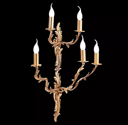 Wandlampe Wand Luuchten Luuchten Wunnzëmmer Schlofzëmmer Luxus Gold