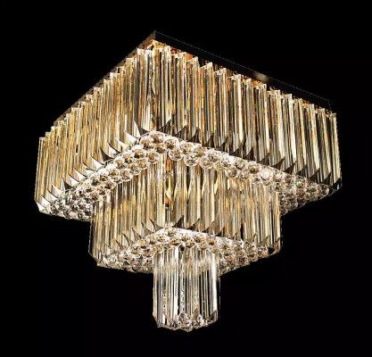 Lüster Modern Deckenluucht Designer nei Gold Luxus Wunnzëmmer