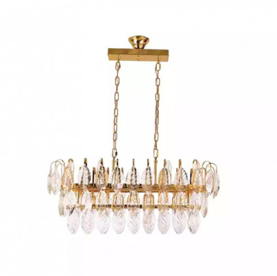 Luster Krounluucht Deckenluucht Luxus Gold Deckenluucht Kristall Luucht