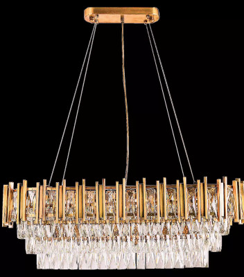 Kronluuchte Plafongsliicht Luxus Gold Plafongslampe Lüster Kristall Lampe