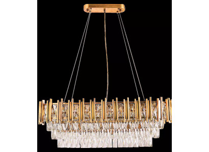 Kronluuchte Plafongsliicht Luxus Gold Plafongslampe Lüster Kristall Lampe