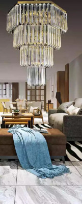 Lüster Stil Modern Plafongslampe Design Luxus nei Gold