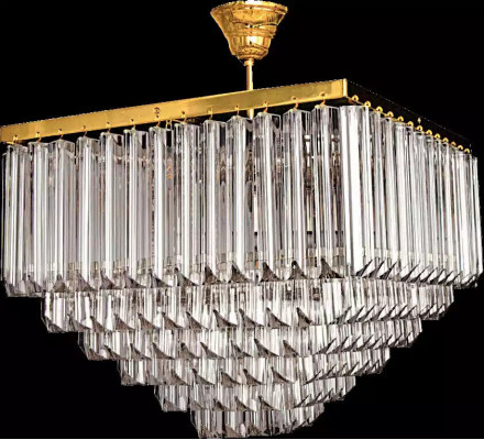 Plafongluucht Luxus Gold Krounluucht Plafongsliicht Luuchte Kristall Luucht