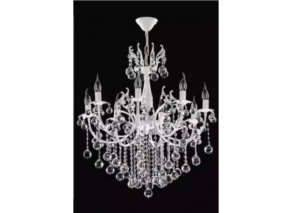Luxus Deckenluucht Wäiss Kroenluucht Deckenlamp Lüster Kristall Luucht