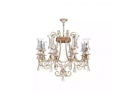 Luxus Plafongslüster Lüster Lustere Plafongslamp Luuchten Glas Beige