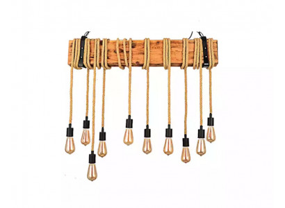 Luuchten Iessdësch Plafongsliicht Lüstere Krounluuchter Luucht Holz Liichten