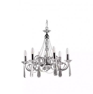 Sëlwer Lëschterne hänkend Krounelampe Krouneluchter Pronklampe Modern Konscht