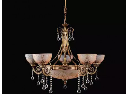 Plafonbeluchter Lüster Plafonnière Luucht Lüster Glas Gold Brong