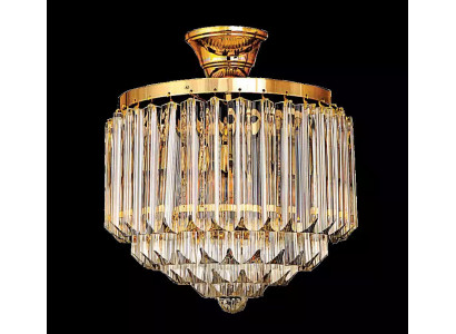 Plafongslüster Luxus Gold Kronleuchter Plafongsliicht Lüster Kristall Konscht