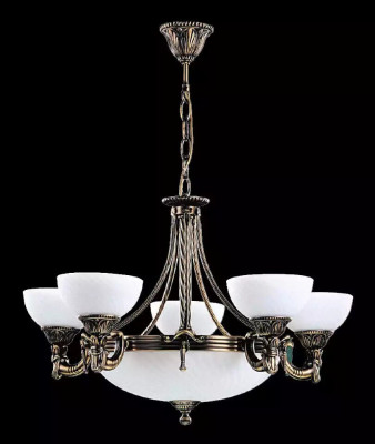 Lüster Plafongsmiwwel Plafongsluucht Kronluucht Glas Wäiss Lampen Konscht