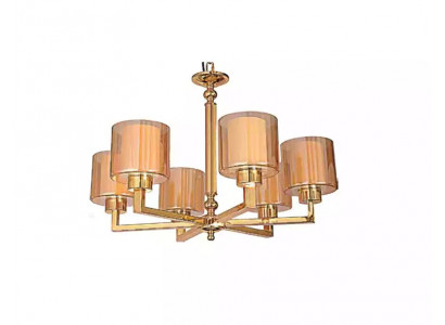 Krouneliichter Stil Modern Wunnzëmmer Luucht schéin Gold nei Schlofkummer