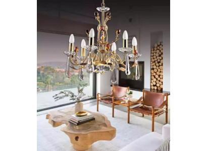 Modern Kristalllüster Plafongsliichter Plafongprächte Hänkkristallluucht