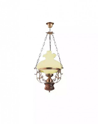 Plafongsliicht Luucht Plafongslampe Lüster Lüster Glas Beige Barock