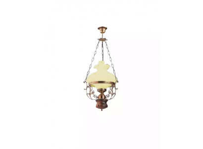 Plafongsliicht Luucht Plafongslampe Lüster Lüster Glas Beige Barock