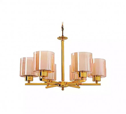 Plafongsliicht Hänkeliicht Hänklamp Living Zëmmer Luxus Lüster Glas
