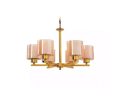 Plafongsliicht Hänkeliicht Hänklamp Living Zëmmer Luxus Lüster Glas