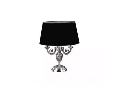 Dëschlampe mat schwaarzem Schierm Luucht Dëschluucht Dëschtlampen Luucht
