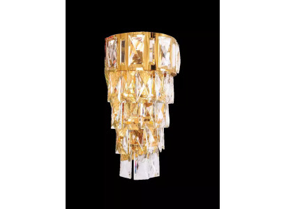 Wandlampe Wandlamp Wandluuchten Lüster Wandluuchten Kristall Gold