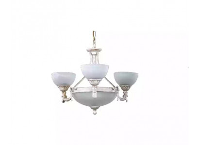 Krouneluchter Plafongsliichter Lüster Modern Plafongslamp Wäiss Glas Luuchten