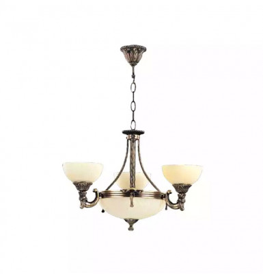 Krounlämpchen Plafongslämpchen Lüster Plafongsbeliichtung Glas Beige Luuchten Nei