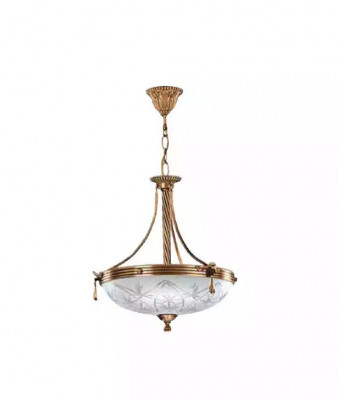 Krouneliichter Plafongslampe Lüster Plafongeliichter Lampe Glas Grouw Gold