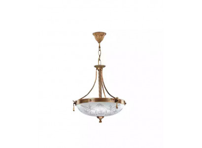 Krouneliichter Plafongslampe Lüster Plafongeliichter Lampe Glas Grouw Gold