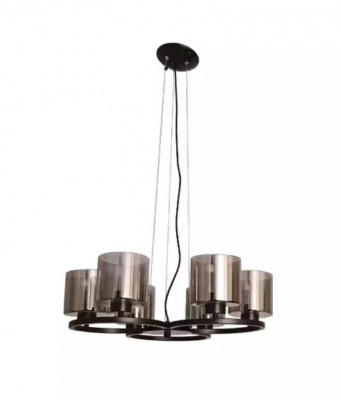 Deckenlampe Luster Plafongsbeliichtung schwaarz Luster Glas