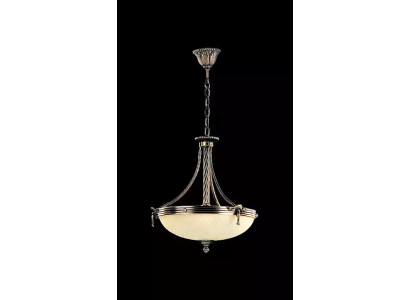 Luuchten Lüster Plafongslamp Plafongsleuchter Kräizluucht Glas Beige Gold