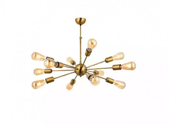 Plafongsliichter elegant Wunnzëmmer aus glänzenden Materialien Luucht Lampen