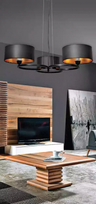 Plafongsliichter Modern Luucht Luuchte Wunnzëmmer mat luxuriéisem Plafongsliichter.