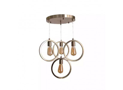Deckenluucht modern Hänkluucht Wunnzëmmer Luxus Mattchrom 35x70