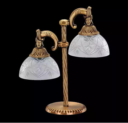 Dëschlampe Dëschliicht Lampe Luuchten Gold Luuchten Glas Gold Gro Konscht