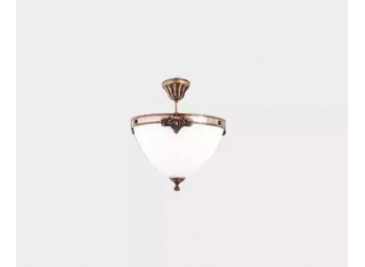 Kréinluuchte Plafongs Luucht Plafongsleuchter Lampe Lüster Glas Konscht Wäiss