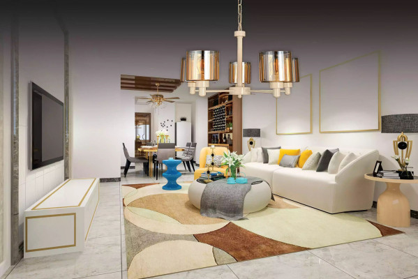 Plafongska metall modernen Design Wunnzëmmer Hänksluucht Luster Plafongsluucht