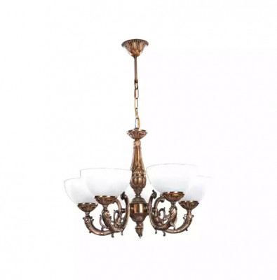 Plafongsleid Luuchter Plafongsliichter Antiquitéit Krouneliichter Luucht Glas Gold