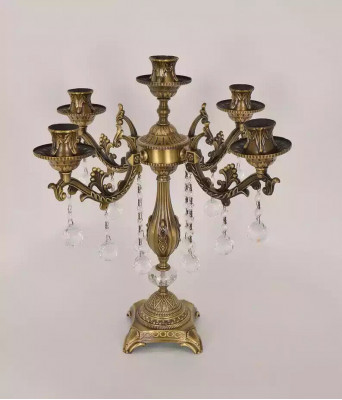 Dëschlampe Crystal Luxus Nuetsdëschlampe Wunnzëmmer nei Gold Modern