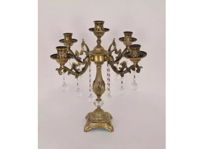Dëschlampe Crystal Luxus Nuetsdëschlampe Wunnzëmmer nei Gold Modern