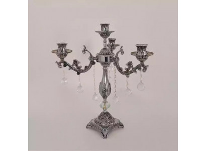 Dëschlamp Nuechtdeeschlamp Luucht Luxusdëschlamp Wunnzëmmer sëlwer