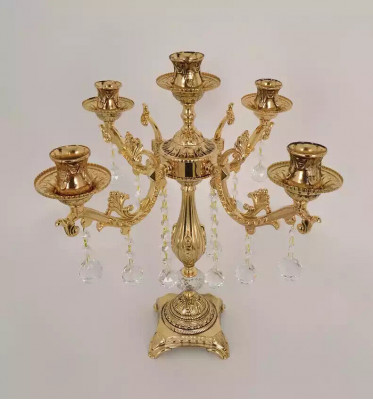Dëschlamp nei Luxus Luucht Wunnzëmmer Nuetsdëschlampen Modern Gold