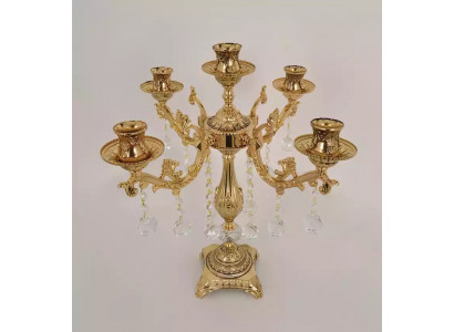 Dëschlamp nei Luxus Luucht Wunnzëmmer Nuetsdëschlampen Modern Gold