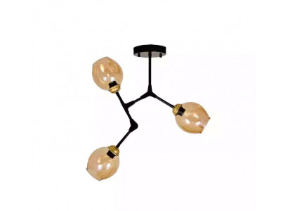 Luuchten Lüster Lüsteren Deckenluucht Deckenlüsteren Gold Modern Glas