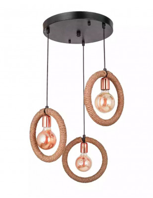 Lüster Plafonnière Kronleuchter Plafonnelamp Lampe Glas Brong Modern